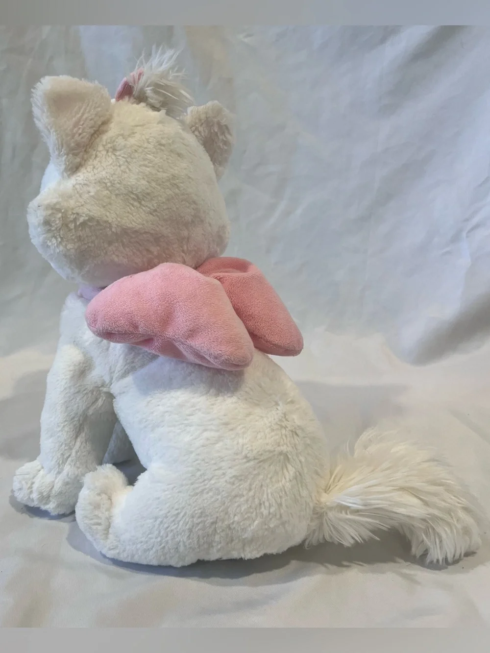 Disney Marie Aristocats Plush Cat Pink Bow Disney Collection